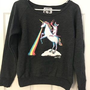 Unicorn and Cat Sweater